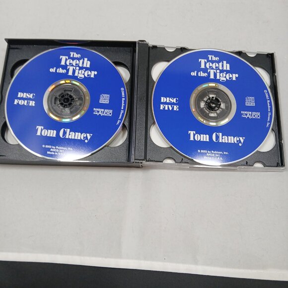 The Teeth of the Tiger by Tom Clancy 2003 5 Compact Discs Abridged edition - Picture 6 of 6